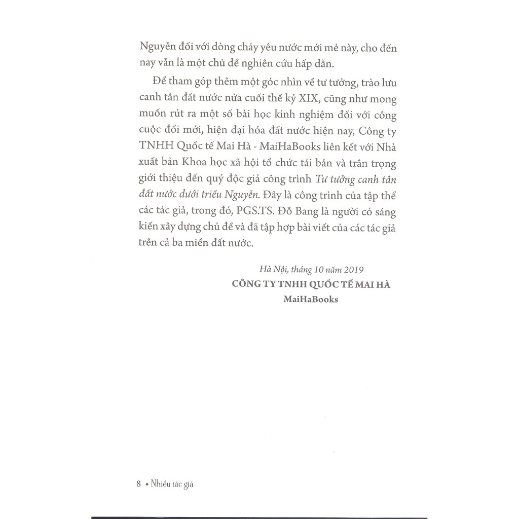 Sách - Tư Tưởng Canh Tân Đất Nước Dưới Triều Nguyễn | BigBuy360 - bigbuy360.vn