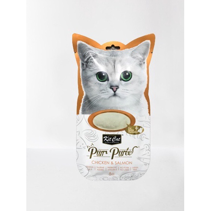 Súp Kitcat Purr Puree Bổ Sung Dinh Dưỡng Cho Mèo 15g*4