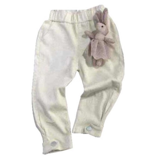 Quần dài VEMZKIDS họa tiết hình thỏ cho bé gái (từ 1 - 8 tuổi)
