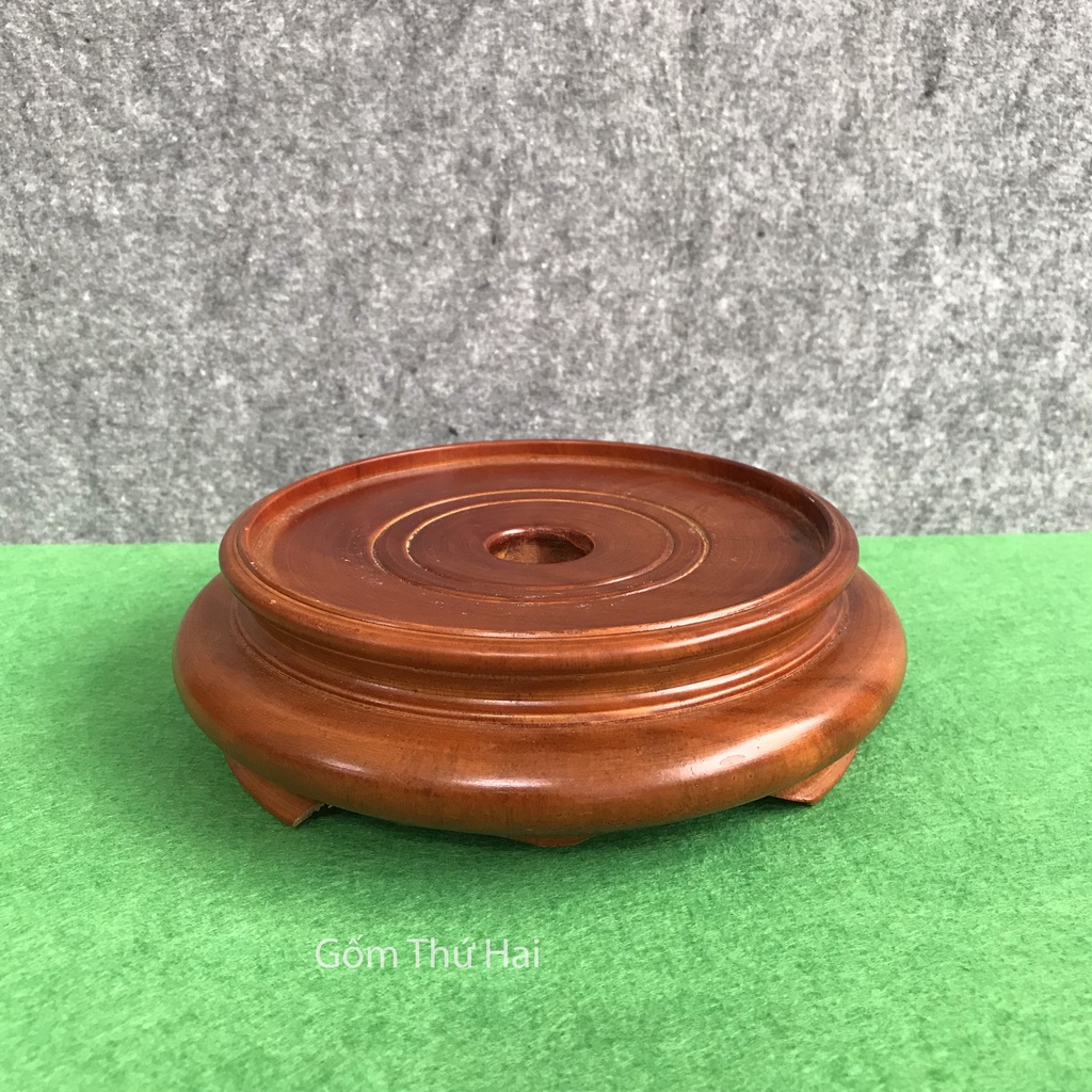 Đế Gỗ Có Chân Chuyên Dùng Kê Bình Phong Thuỷ Bát Tràng