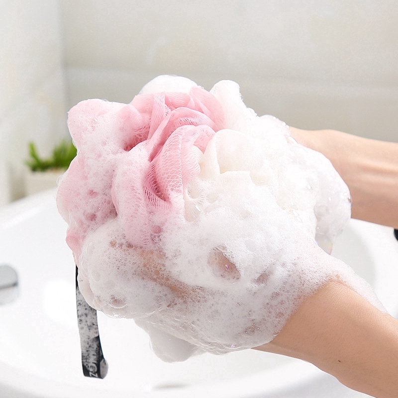 [Hàng Có Sẵn] Bông Tắm Tẩy Tế Bào Chết Toàn Thân Phiên Bản Hàn Quốc 50g