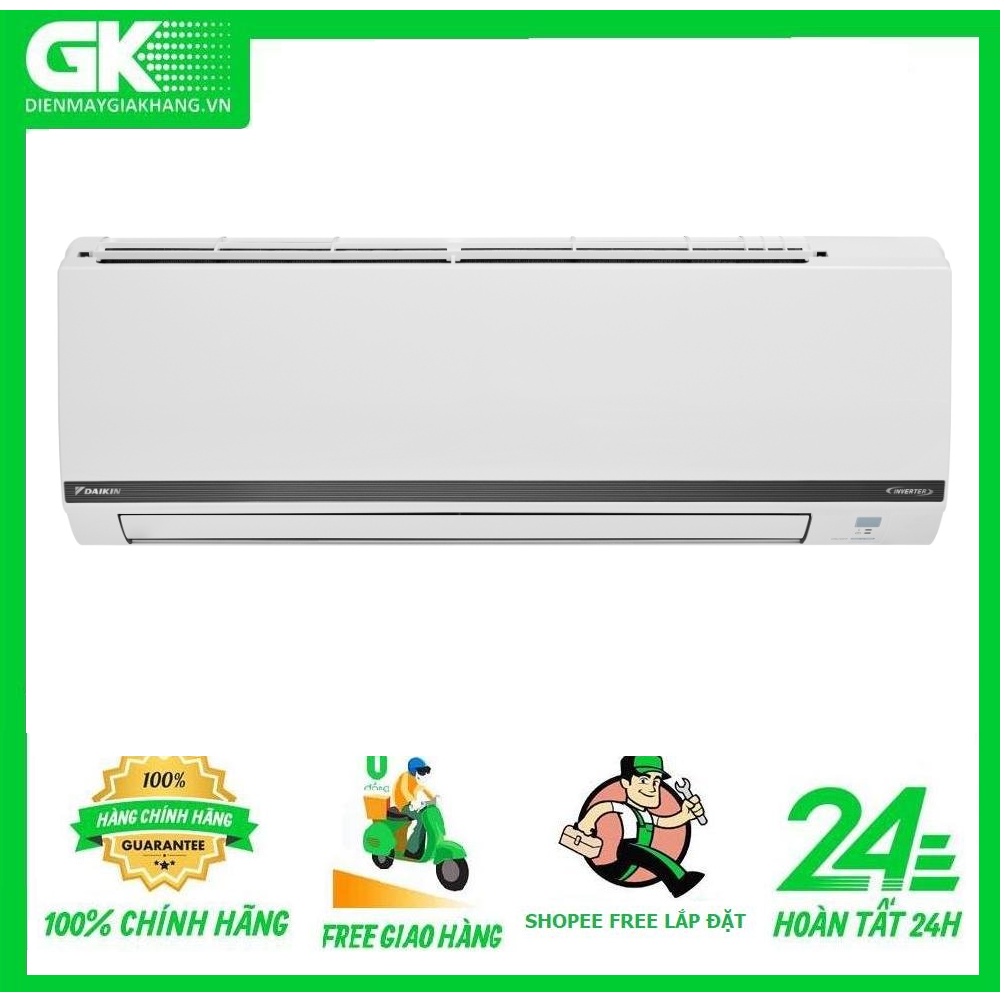 FTKB25WAVMV --MIỄN PHÍ CÔNG LẮP ĐẶT --MÁY LẠNH DAIKIN INVERTER 1HP FTKB25WAVMV