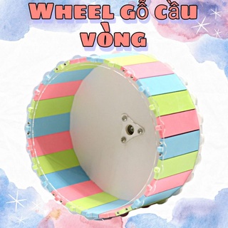 Vòng chạy gỗ - Wheel 18cm và 22cm cho hamster