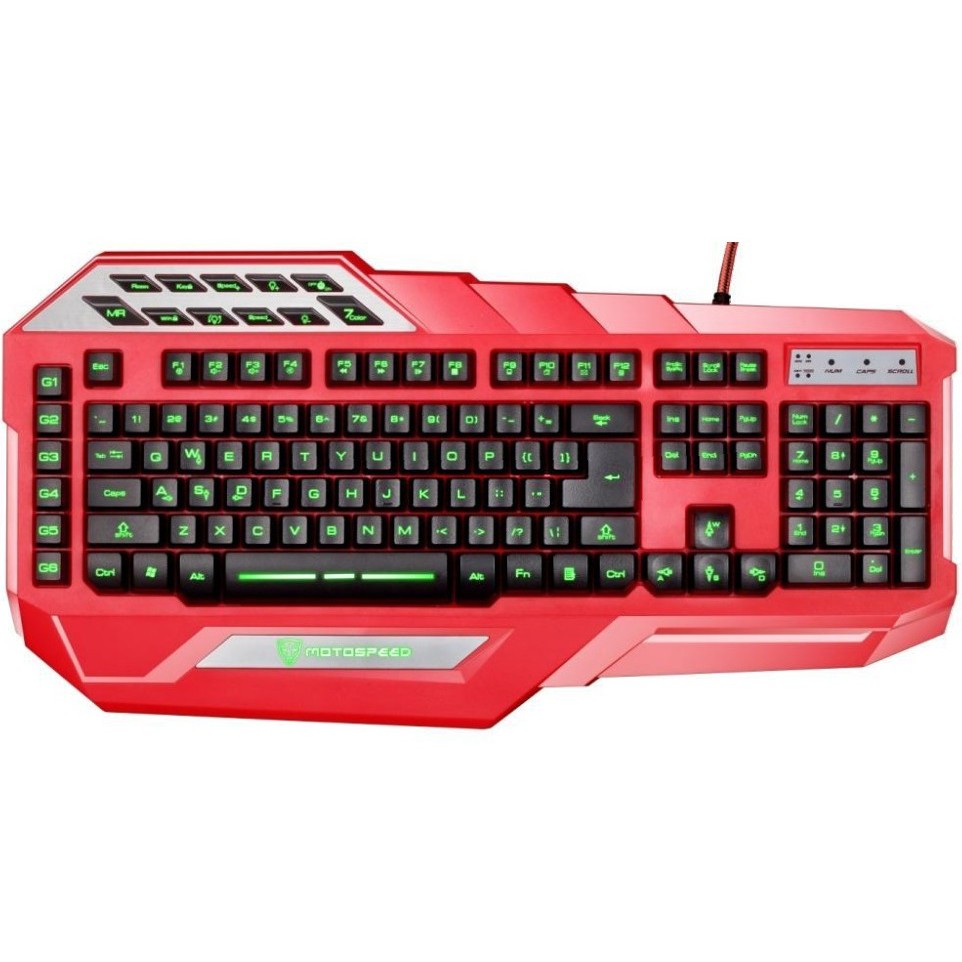 Bàn phím game thủ Motospeed K90L LED Gaming Keyboard (Đen)