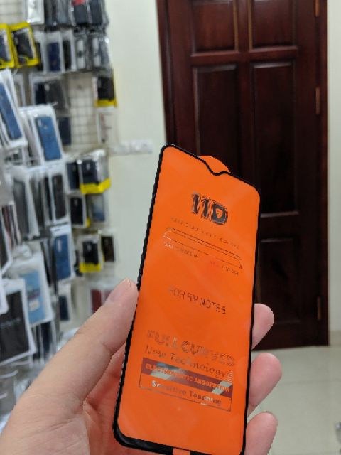 Cường lực 11D  Redmi Note 8 / Oppo Realme 5 Pro / Realme 3 Pro / Oppo F9  dùng chung Full màn ôm màn 2.5D cao cấp