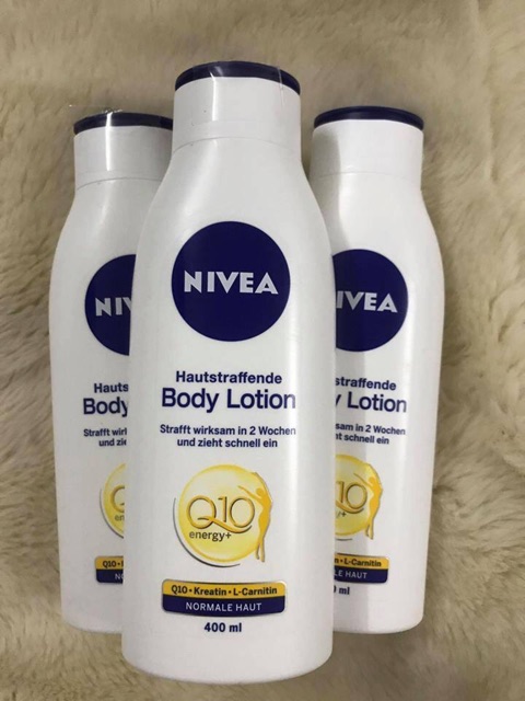 Dưỡng thể Nivea Q10- body Lotion 400ml- hàng Đức