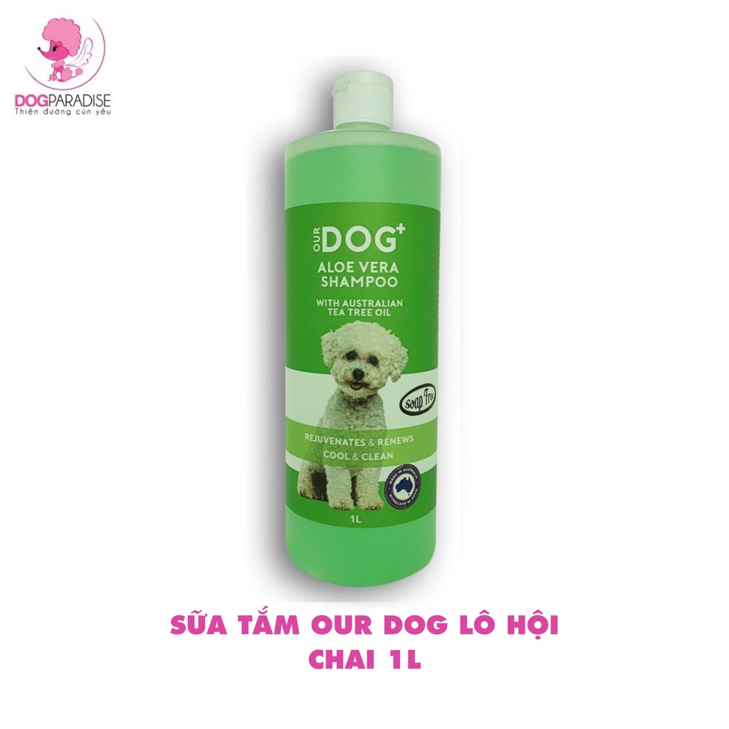 Sữa tắm Our Dog nhiều mùi hương nguyên liệu thiên nhiên khử mùi tốt chai 1L - Dog Paradise