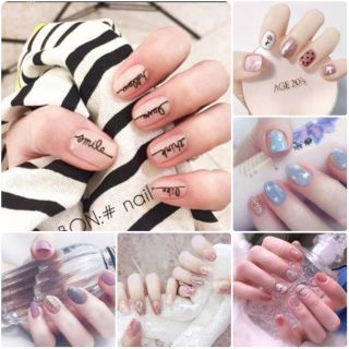 Dán móng combo theo yêu cầu khách chốt