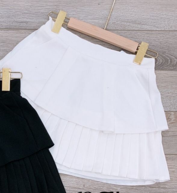 Chân váy xòe xếp ly hai tầng dễ thương( kèm video) | BigBuy360 - bigbuy360.vn