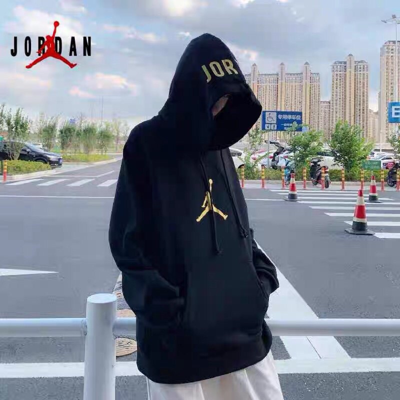 Áo hoodie sw jordan chất nỉ bông lót lông bên trong from rộng unisex dáng rộng dài tay, phong cách trẻ trung nặng động