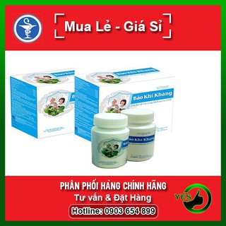 ❤[TÍCH ĐIỂM TẶNG 1 VĨ 10] Bảo Khí Khang - Tăng cường sức khỏe hệ hô hấp (Hộp 120 viên)