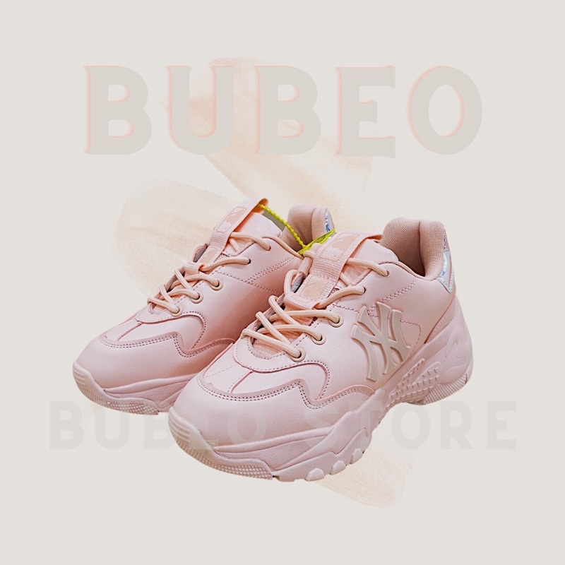 Giày Thể Thao Độn Đế BU031 Giầy Sneaker NY Hồng Thời Trang Có Hộp Hot 2021
