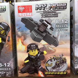 Lego xếp hình My War (có 8 mẫu )