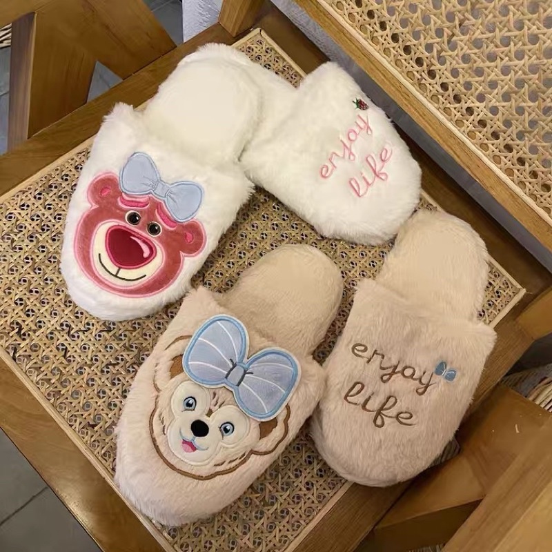 Dép Bông Lotso / ChipnDale / Stella Lou / Pooh / Lina Bell