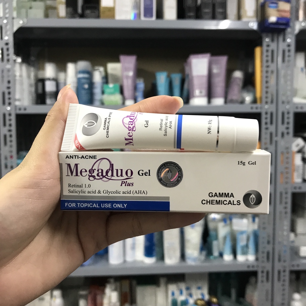 [Chính Hãng] MEGADUO Gel 15g - Bản AHA và Plus Retinal 1.0 - Giảm Mụn Thâm, Trứng Cá, Dưỡng Da - YUPA.STORE