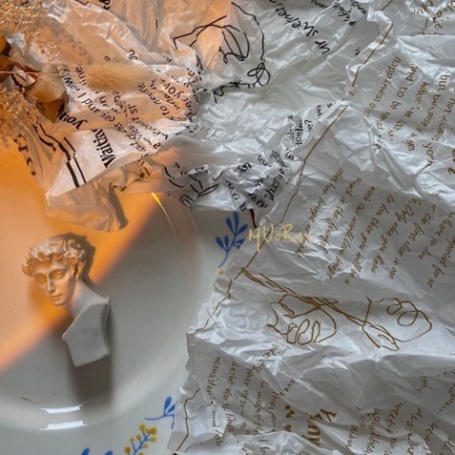 Giấy chụp ảnh sản phẩm, Giấy nhăn nghệ thuật