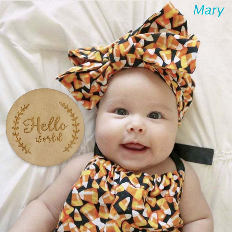 Set 2 thẻ gỗ đánh dấu cột mốc phát triển theo tháng làm phụ kiện chụp ảnh cho bé sơ sinh