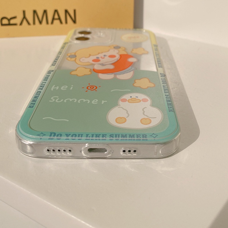 ✨THM ✨Swimsuit Girl Little White Duck iphone13 13Pro 13Promax 6/6plus/6s/6splus/7/7plus/8/8plus/x/xs/11/12/pro/max/plus/promax/case | BigBuy360 - bigbuy360.vn