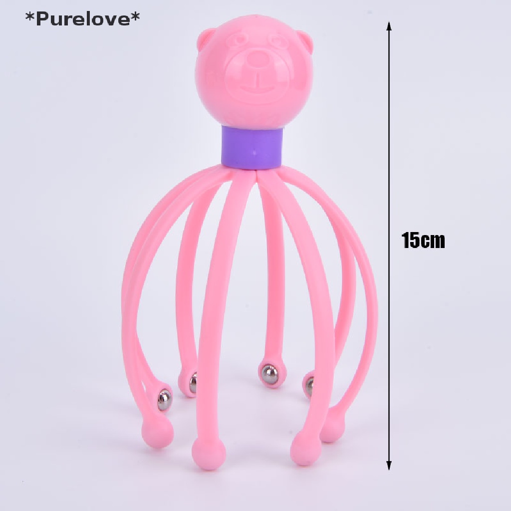 1 Dụng Cụ Mát Xa Đầu Hình Đầu Bạch Tuộc Giúp Giảm Căng Thẳng Hiệu Quả