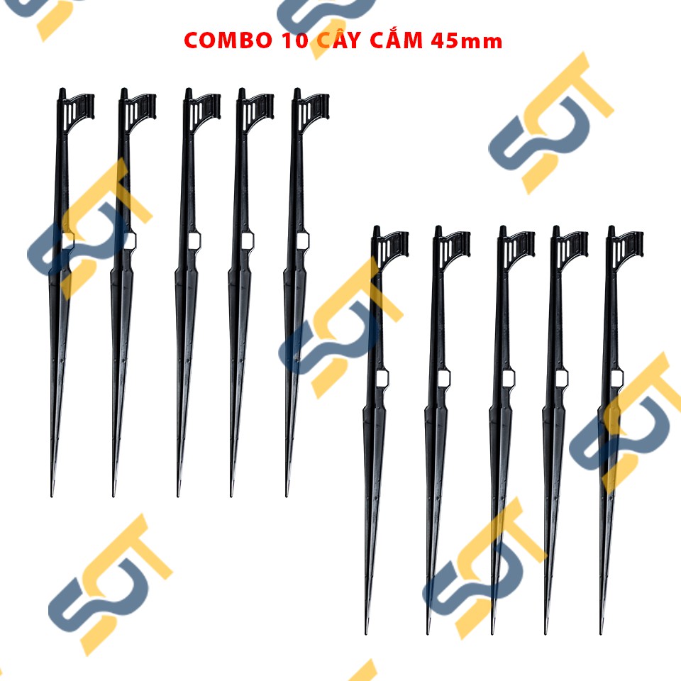 Combo 10 cây cắm béc tưới NT07 (45cm), cây cắm béc tưới - Trồng trọt, nhà vườn, nông nghiệp