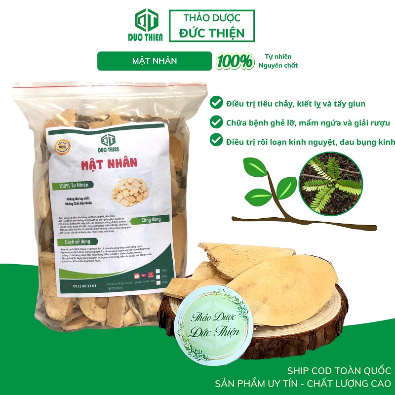 500g, 1kg Mật Nhân Khô Đức Thiện Loại 1 - Tăng Cường Sinh Lý Nam, Tăng Ham Muốn, Tiêu Chảy, Đau Bụng