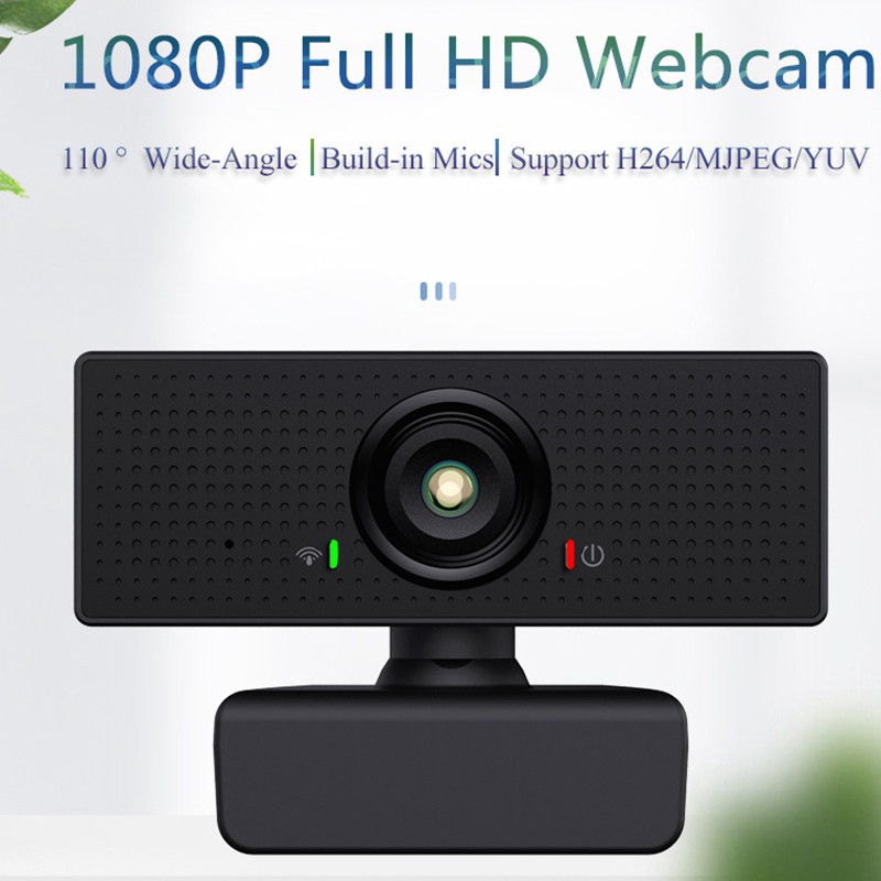 USB2.0 HD 1080P Webcam Camera CMOS Sensor 30Fps Live Conference Camera with Microphone for PC Laptop