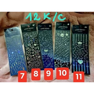 miếng dán sticker trang trí top loader, sổ, thiệp style Hàn