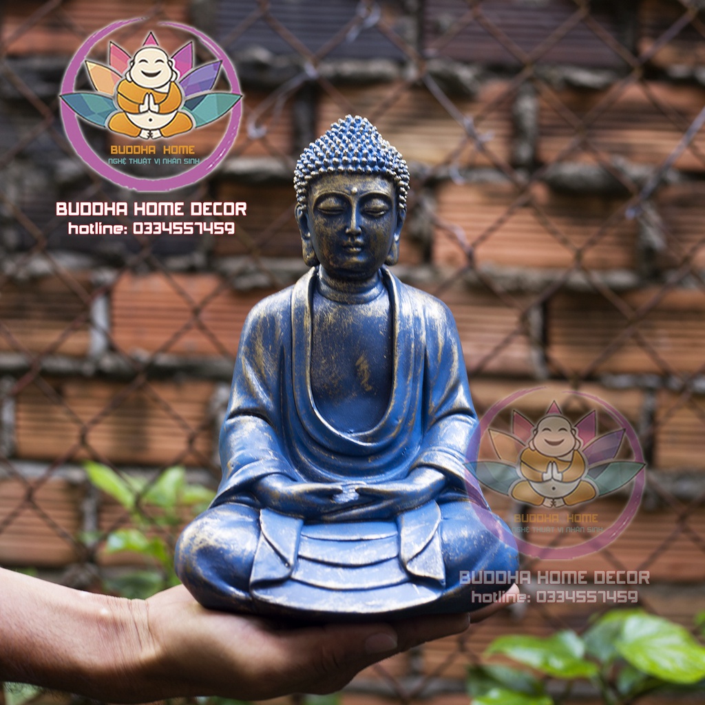 Tượng Phật Tự Tại Cao 24 cm Trang trí nhà cửa phong thủy thờ cúng trang trí nhà cửa