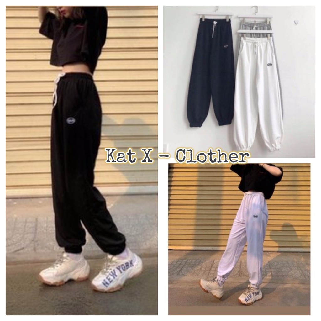 Quần Thun❤️FREESHIP❤️ Quần jogger unisex ống chun Spun - Dưới 70kg | BigBuy360 - bigbuy360.vn