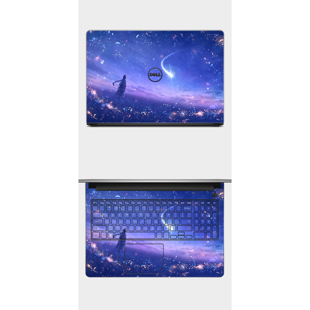 Miếng dán Laptop decal laptop mẫu Galaxy cho Dell Hp Acer Asus Macbook Lenovo Xiaomi Thinkpad in theo yêu cầu