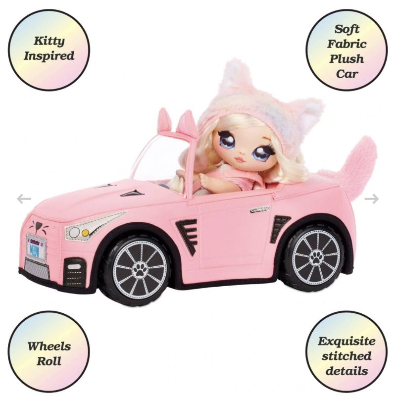 Đồ Chơi Xe mui trần của búp bê Na! Na! Na! Surprise Soft Plush Convertible