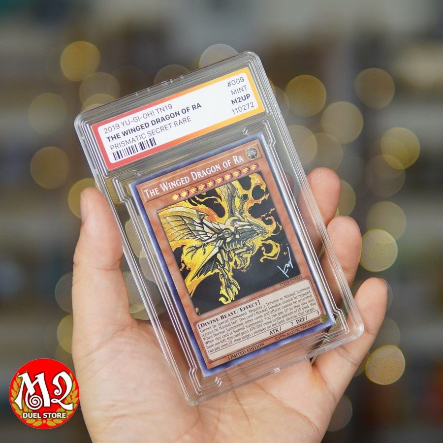 Lá thẻ bài Yugioh TN19-EN009 The Winged Dragon of Ra - Prismatic Secret Rare - Bảo quản theo tiêu chuẩn M2UP