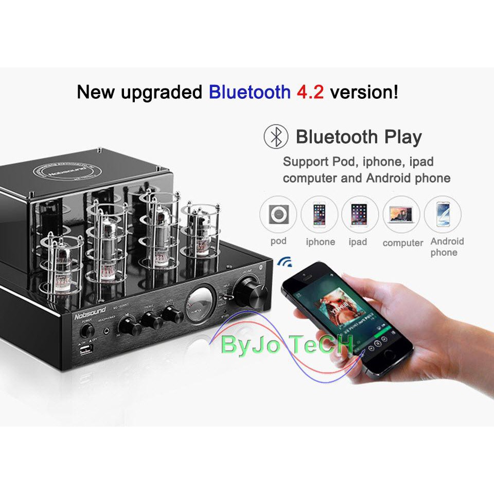 Pre Amply đèn Nobsound MS10D - MKIII tích hợp Bluetooth và cổng USB - Thêm cổng Sub out và Optical In