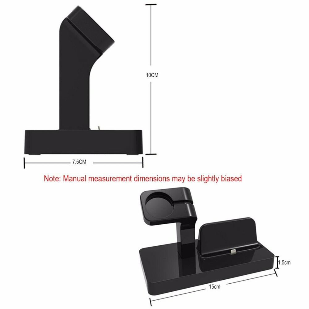 Giá Đỡ Kiêm SạC BằNg Gỗ Đa Năng TiệN DụNg Cho iWatch iPhone