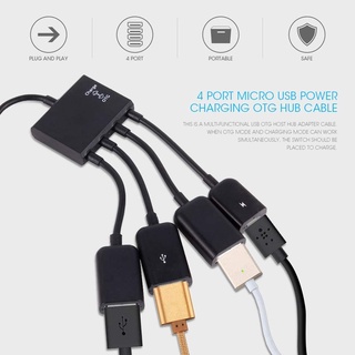 Cáp OTG Type-C ra 3 cổng USB Hub OTG Type-C