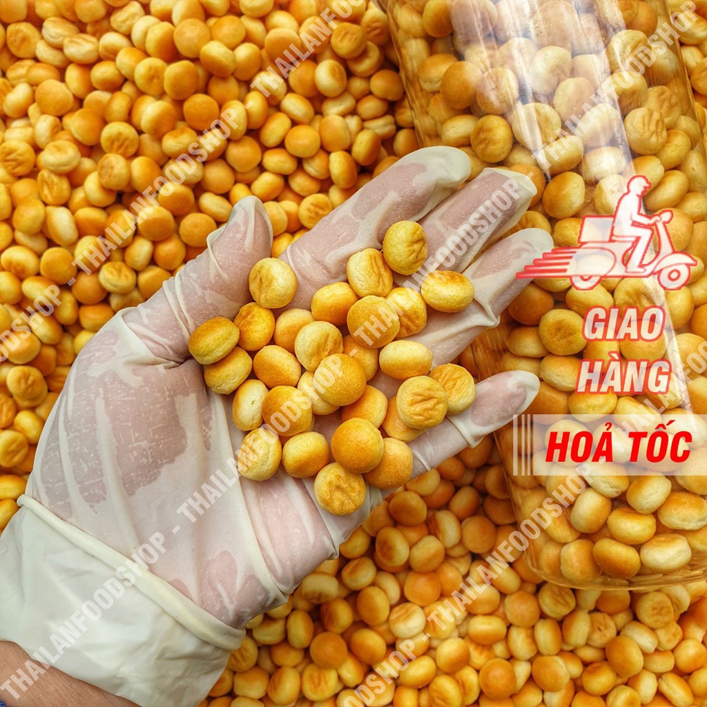 Bánh Hạt Ngọc (Bánh Nút - Bánh Quy Giòn) Lon 250Gram