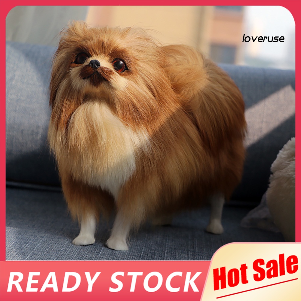Mô Hình Chú Chó Pomeranian Dễ Thương Trang Trí Nhà Cửa / Xe Hơi