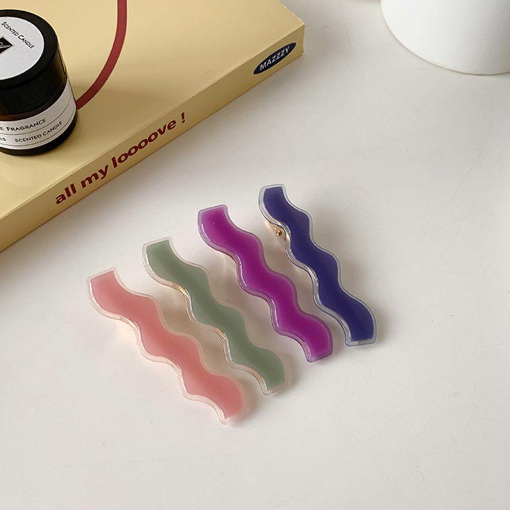 Kẹp Tóc Nhựa Acrylic Hình Mỏ Vịt Dễ Thương Phong Cách Hàn Quốc 1
