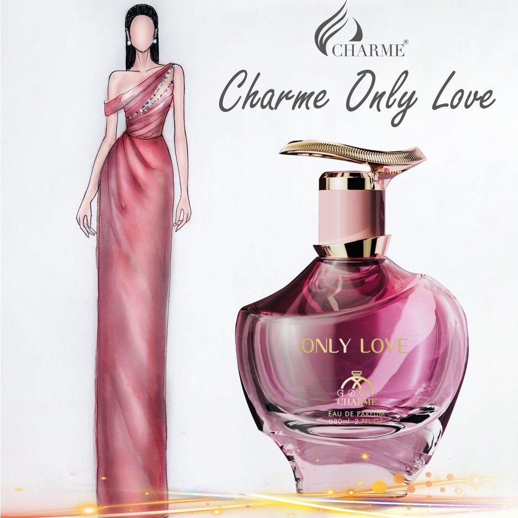 Nước hoa nữ Charme Only Love 80ml trẻ trung sang trọng