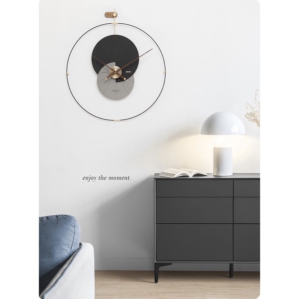 Đồng hồ treo tường Ripple Effect tối giản phong cách Minimalism hiện đại