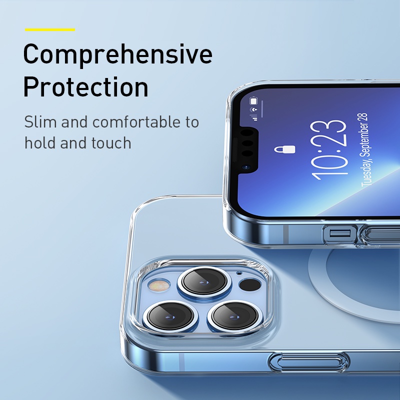 Ốp Điện Thoại Trong Suốt Từ Tính Cho iPhone 13 12 11 Pro MAX 12 Mini XS MAX XR X 7 8 Plus SE 2020