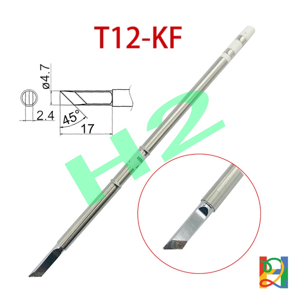 Mũi hàn T12, đầu mỏ hàn T12-KF, tip hàn dao dài