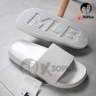 Dép mlb đúc quai ngang nguyên khối logo ny