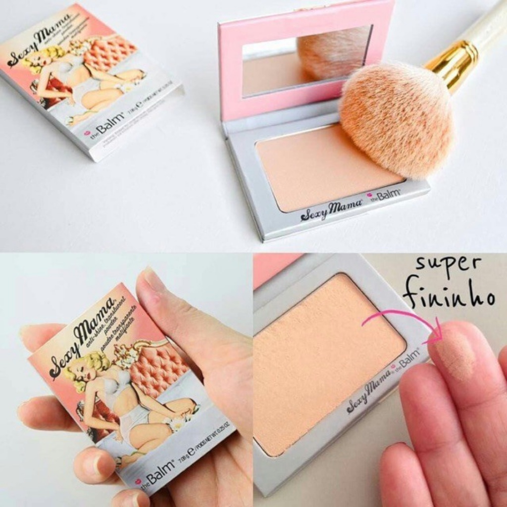 Phấn phủ nén mềm mịn không  The Balm Woman's Sexy Mama Powder 7.08g