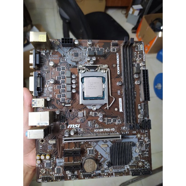 Combo Main H310 +  Chip i3 9100F Còn Bảo Hành Dài