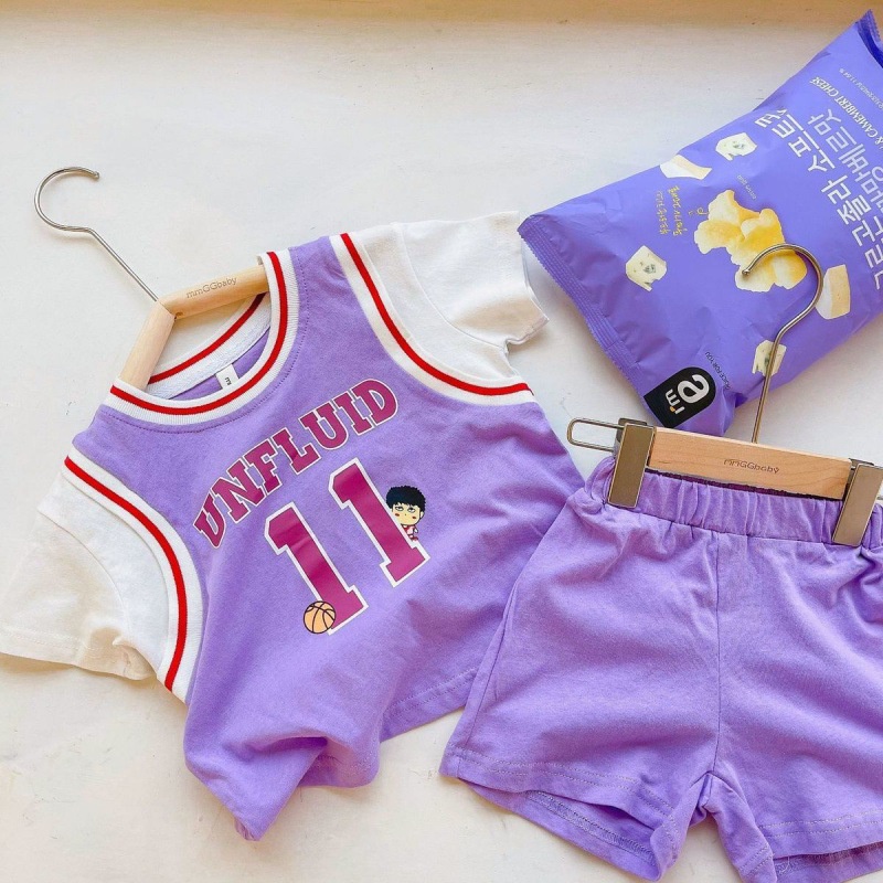 Bộ nỉ trẻ em cotton chất mềm loại 1 hàng nhập 2022