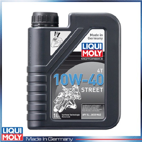 NHỚT LIQUI MOLY 4T 10W40 STREET chuyên dành cho xe Exciter, Winner, Sirius, Raider, Sonic