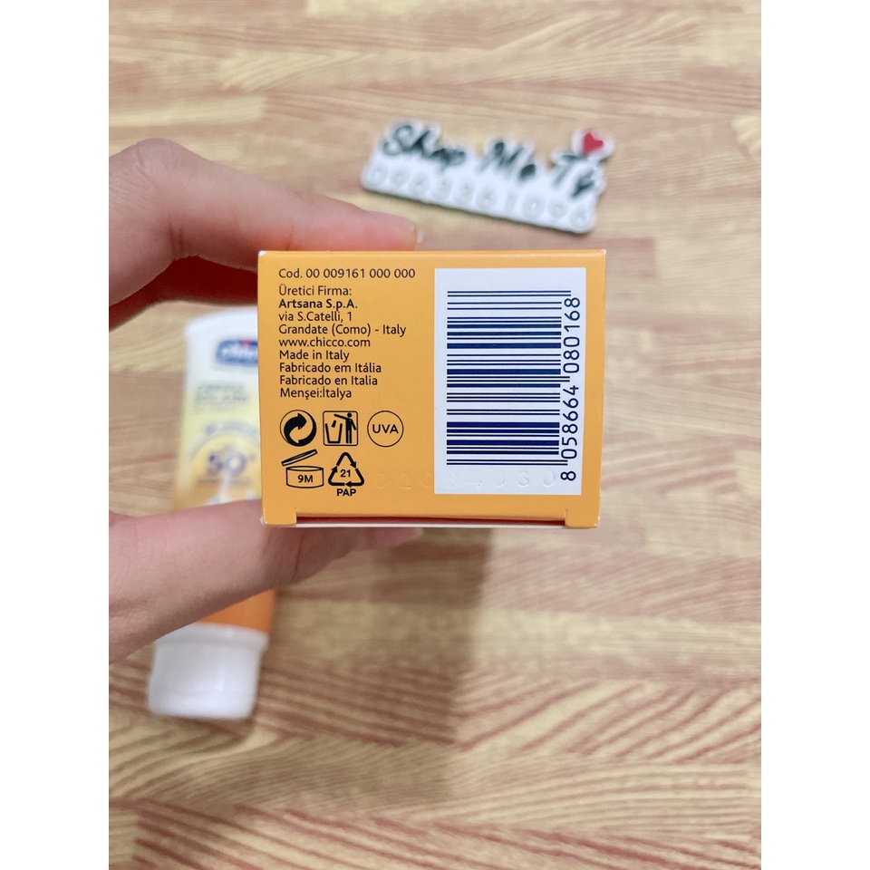 (DATE 2026) Kem chống nắng/ xịt chống nắng CHICCO 3 tác động SPF 50+ cho bé từ sơ sinh 0m+ (CHECK DATE HÌNH CUỐI Ạ)