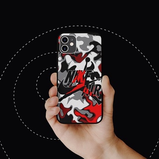 Ốp Dẻo Chống Sốc Nike Air Rằn Ri  Đen Trắng  Memumi cho Iphone 6 7 8 Plus 11 12 13 mini Pro Max X Xr NIKPOD00142