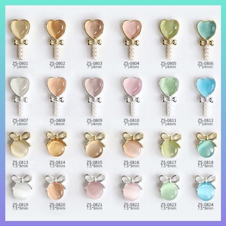 Charm đá tim cao cấp trang trí móng tay chọn lẻ cái